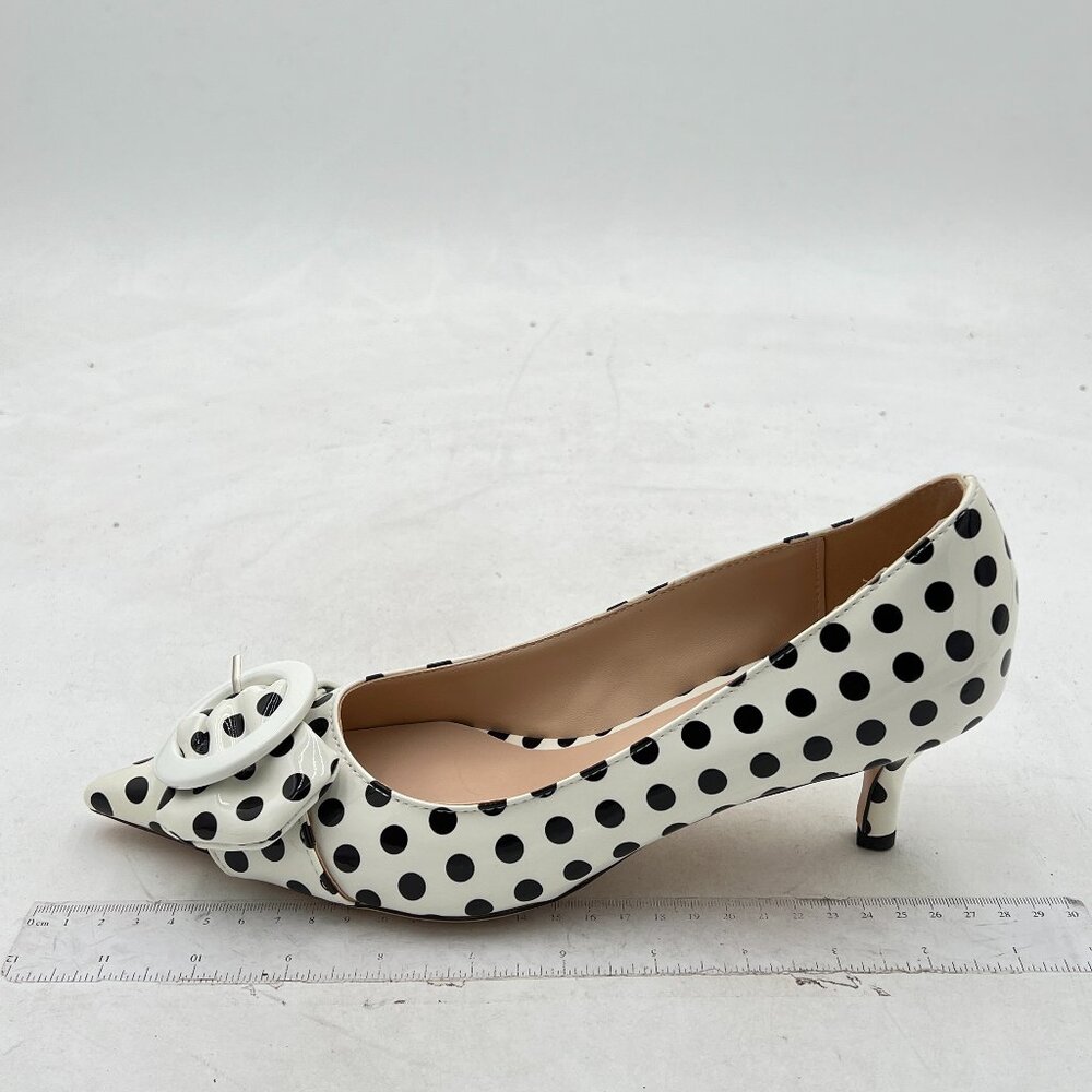 YDN Black and White Polka Dot Heels